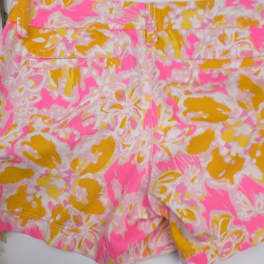 Lilly Pullitzer Kir Royal Pink The Callahan Shorts Sz 6 - Picture 7 of 10